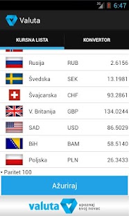 Kursna lista i konvertor Screenshots 3