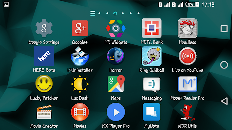 Polygons Teal Xperien Theme poster 12