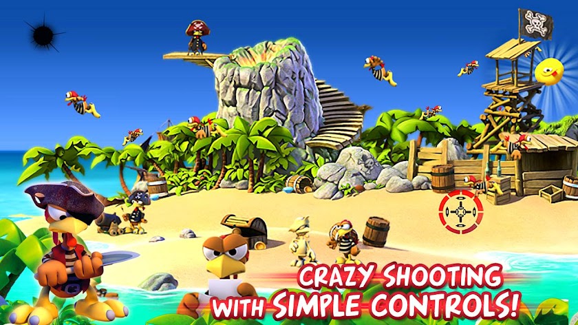 Crazy Chicken Pirates Screen 1
