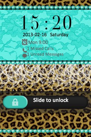 Cheetah Lace Theme Go Locker