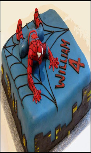 Spiderman cake