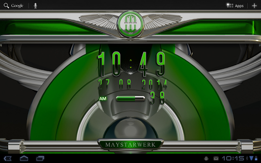 免費下載個人化APP|Digi Clock Widget Green Gear app開箱文|APP開箱王