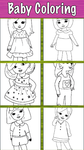 Baby Coloring Book Game