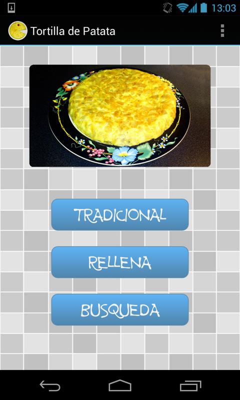 Android application Omelet screenshort
