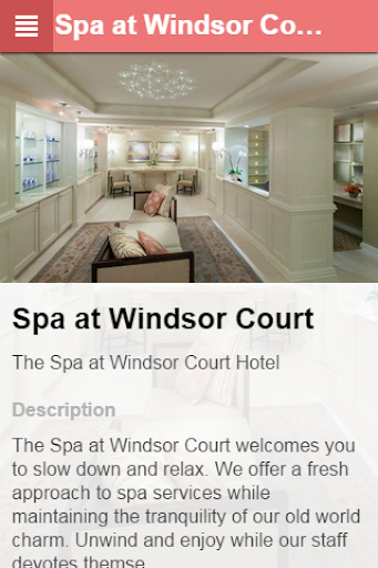 Spa at Windsor Court