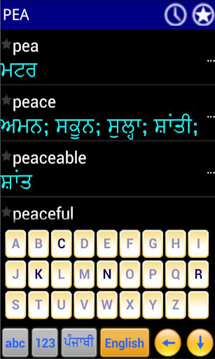 Punjabi Kosh -- Dictionary