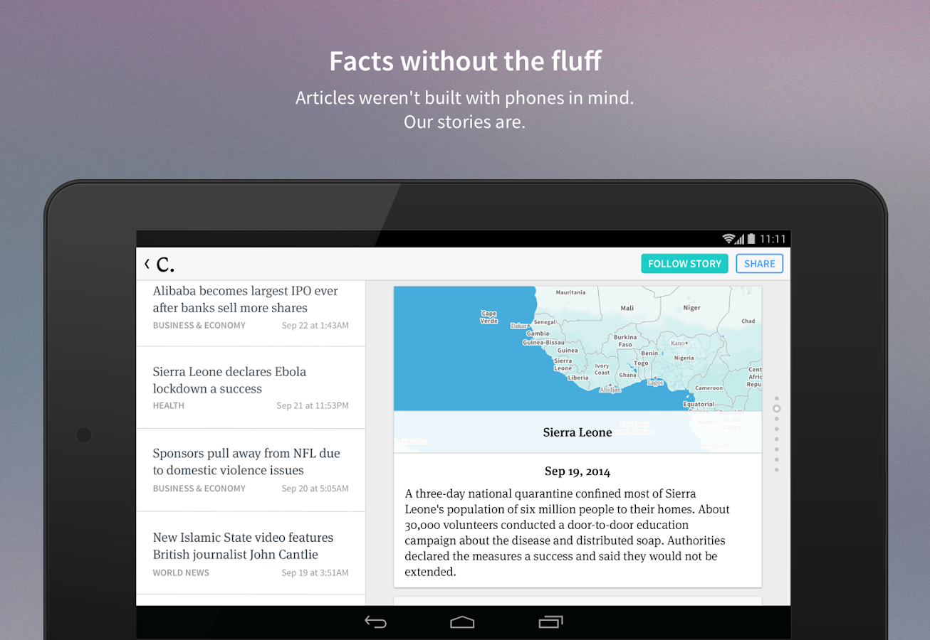 Circa News - screenshot