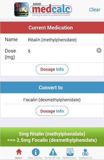 ADHD Medication Calculator