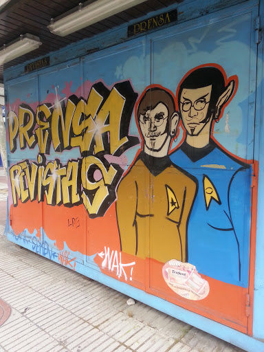 Grafiti Star Trek Kiosco