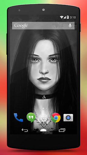 Werewolf Girl Live Wallpaper