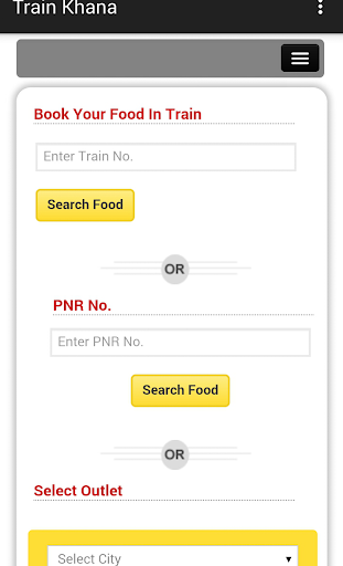 Train Khana - Food in Train