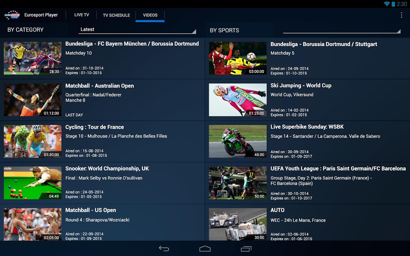 Eurosport Player