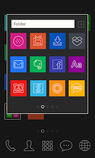 Free Flat Square DODOL THEME APK for Android