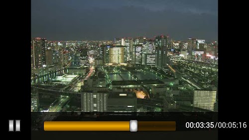 Android application ストリーミング動画ビューワー screenshort