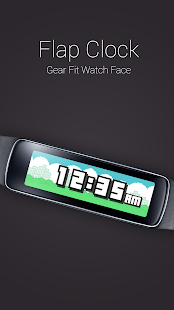 Flap Clock for Gear Fit