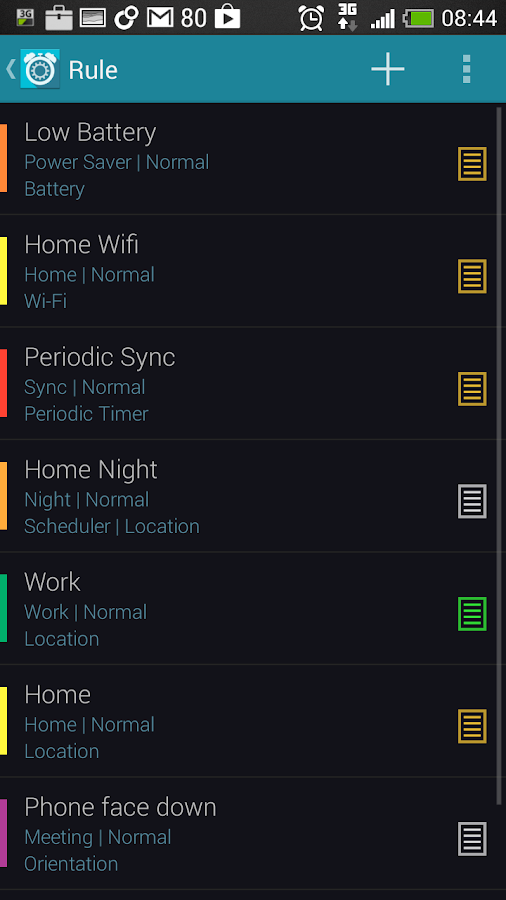 Profile Scheduler - screenshot