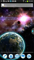 UR 3D Space Galaxy Live Theme APK Снимки экрана #7