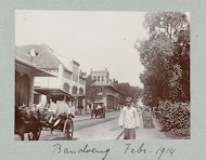 Straatgezicht in Bandung.