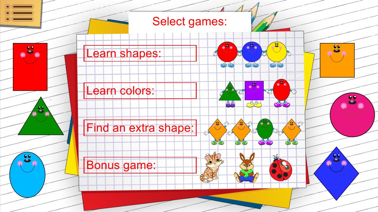 Worksheet Shapes And Colors For Kids shapes and colors for kids android apps on google play screenshot