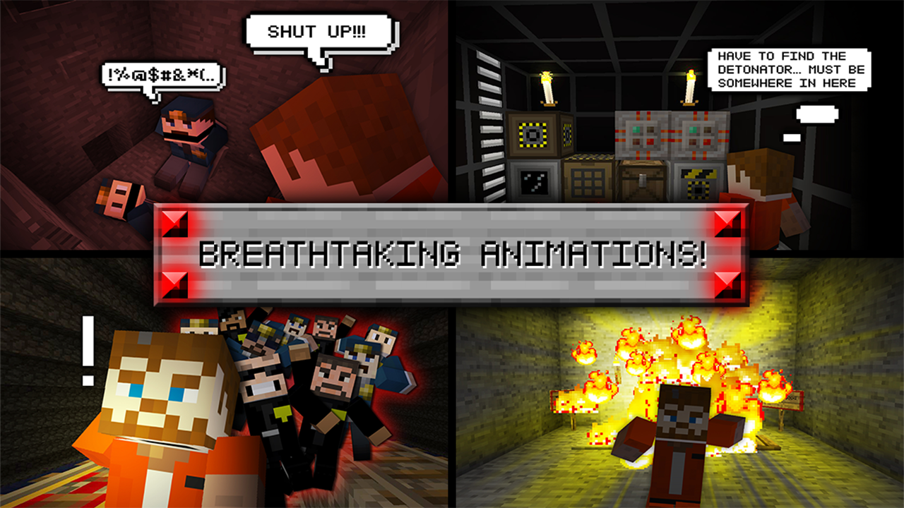 Prison Break Craft 3D Pro - screenshot