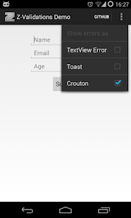 Z-Validations Library Demo Screenshots 2