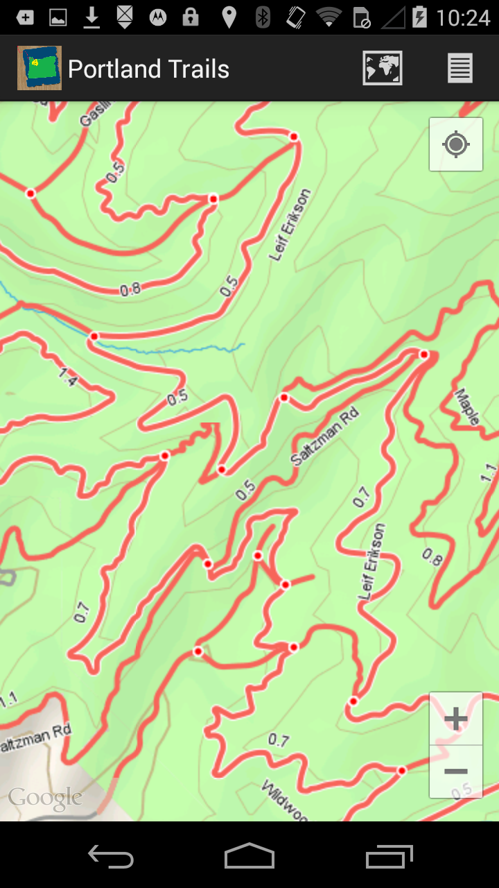Portland Trails Screen 2