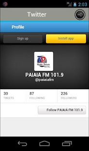 Paiaia FM 101,9 Screenshots 2