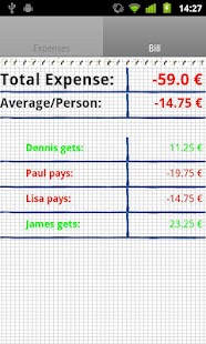 Bill Divider Screenshots 2