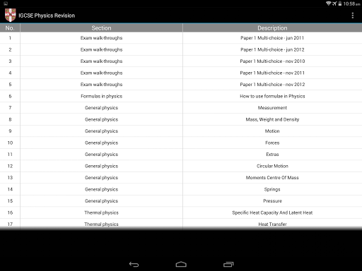 【免費教育App】IGCSE Physics Revision-APP點子