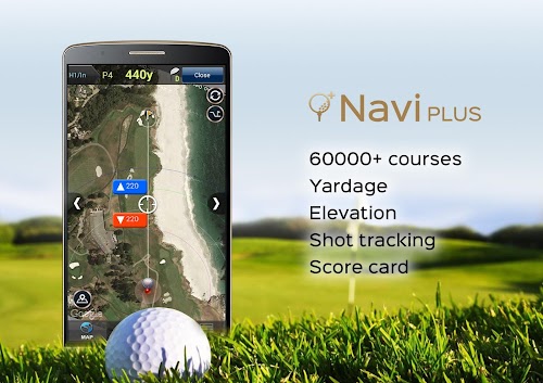 Android application Golf NAVI screenshort