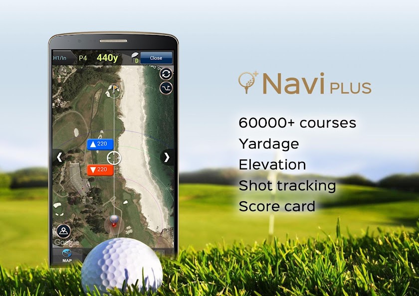 Golf NAVI Screen 1