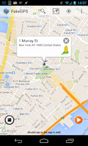 Screenshot Fake GPS Location Spoofer v4.0