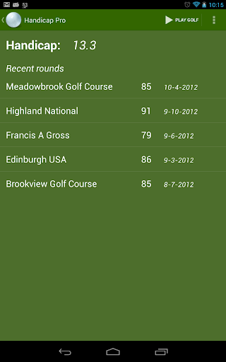 【免費運動App】Handicap: Golf Tracker Pro-APP點子