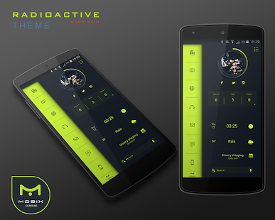 How to mod Radioactive Theme UCCW Skin 1.0 apk for bluestacks