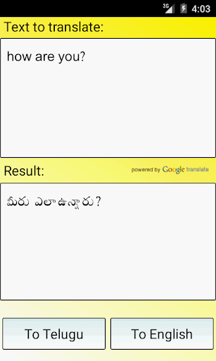 Telugu English Translator