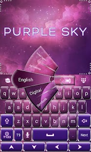 How to install Purple Sky GO Keyboard Theme patch 3.87 apk for android