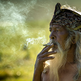 Old Fisherman by Yudik Pradnyana - People Portraits of Men
