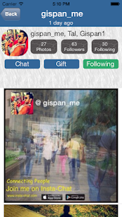 Insta-Chat for PC and MAC - 174 x 310 png 87kB