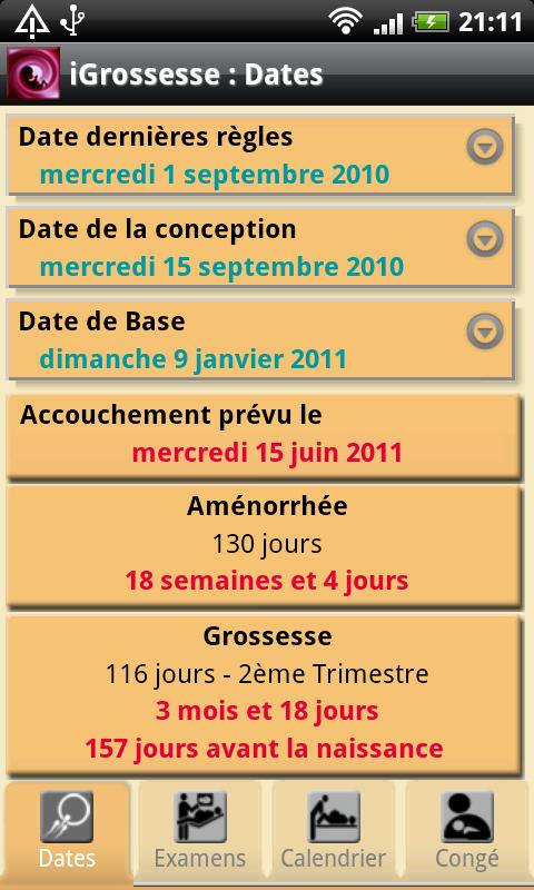 iGrossesse Screen 3