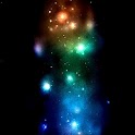 space nebula earth sci-fi logo