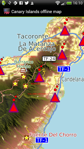 Canary Islands offline map