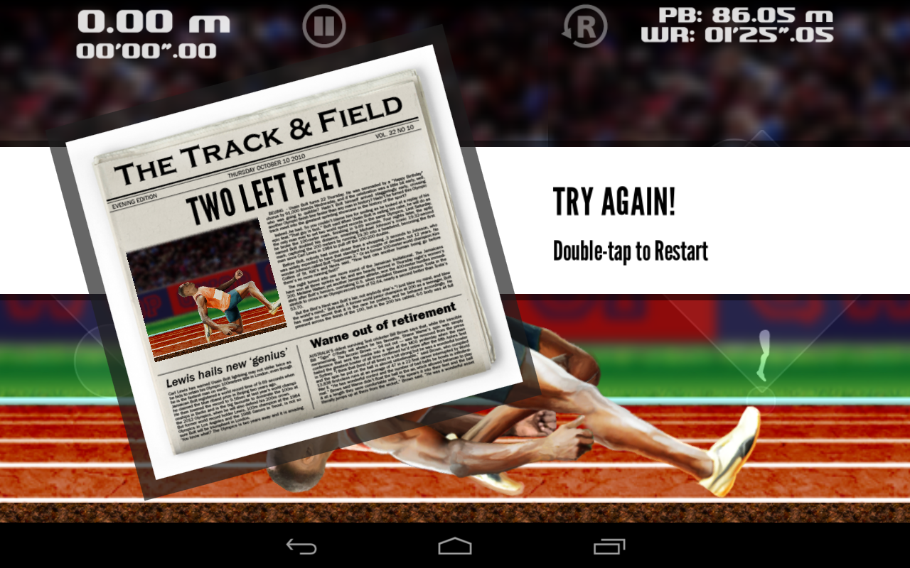 QWOP - screenshot