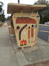 Aboriginal Art Bus Stop