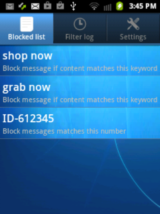 SMS Blocker