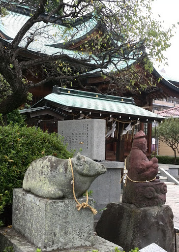 石垣神社の牛