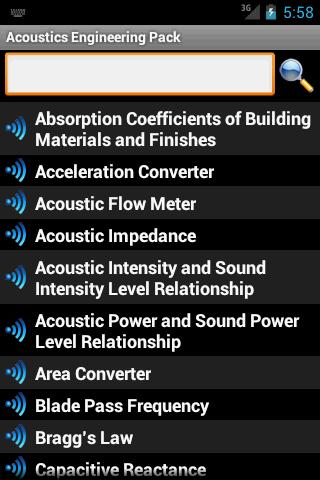 Acoustics Engineering Pack Acoustics Engineering Pack
