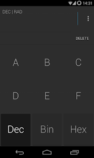 Calculator Holo Dark Theme - screenshot thumbnail