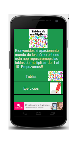 Tablas de Multiplicar