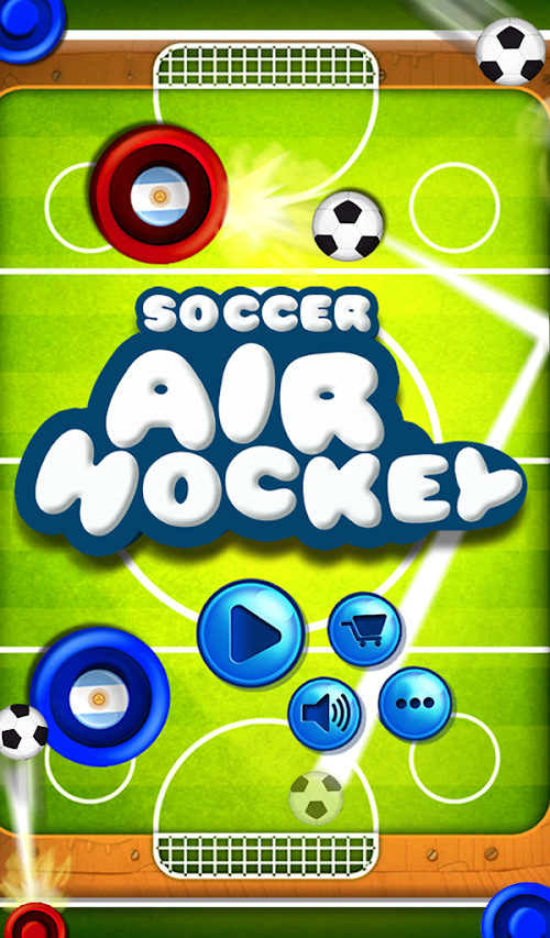 Android application Soccer Air Hockey screenshort