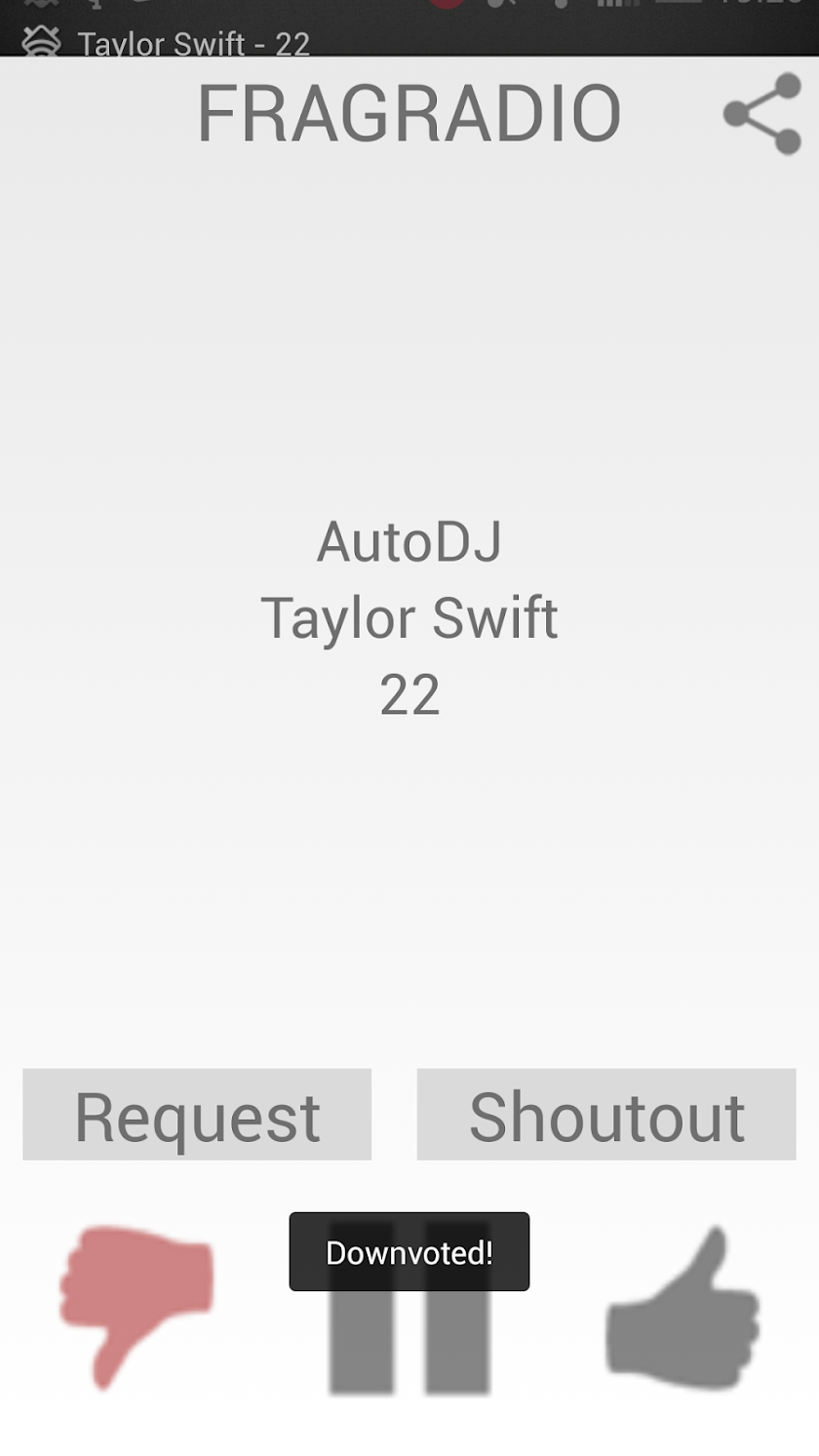 FragRadio Screen 2
